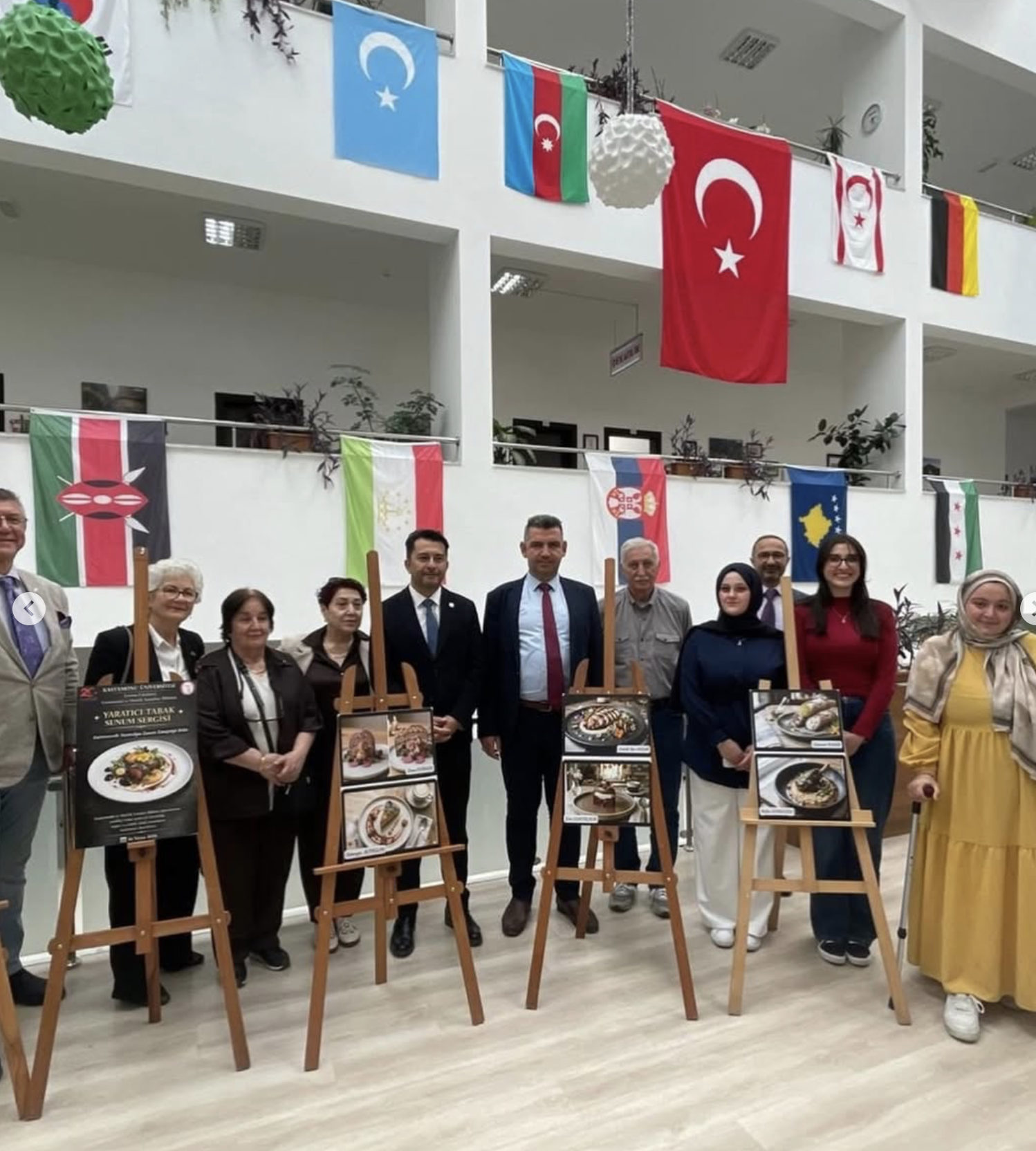 Yapay Zeka ile Yaratıcı Tabak Sunum Sergisi” Düzenlendi 