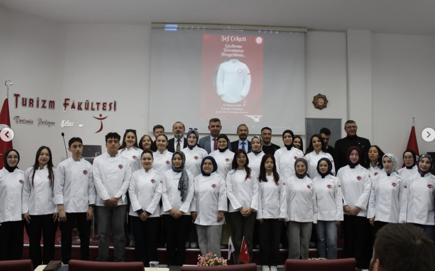 Fakültemizde Şef Ceketi Giydirme Töreni Düzenlendi