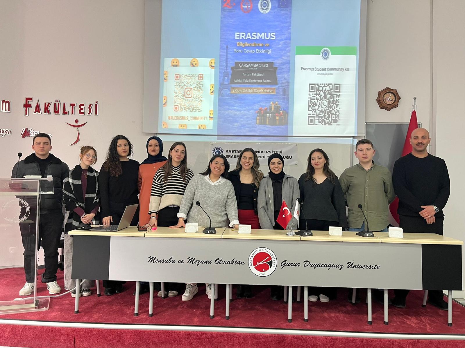 Erasmus Deneyim Paylaşım ve Bilgilendirme Etkinliği Gerçekleştirildi