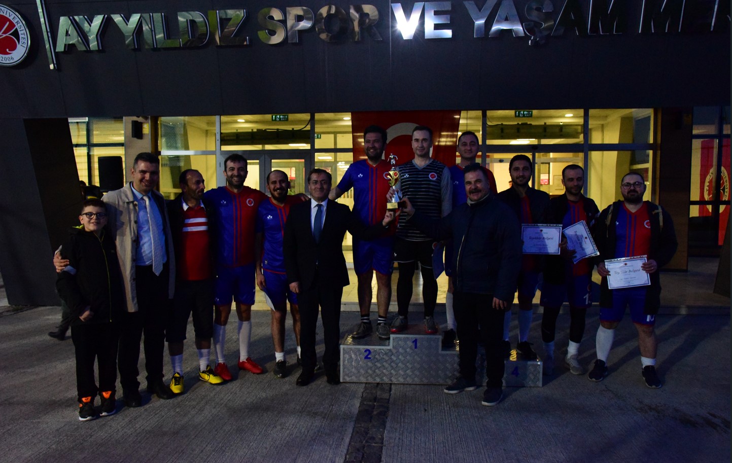 Personeller Arası Futbol Turnuvasında Birincilik Bizim