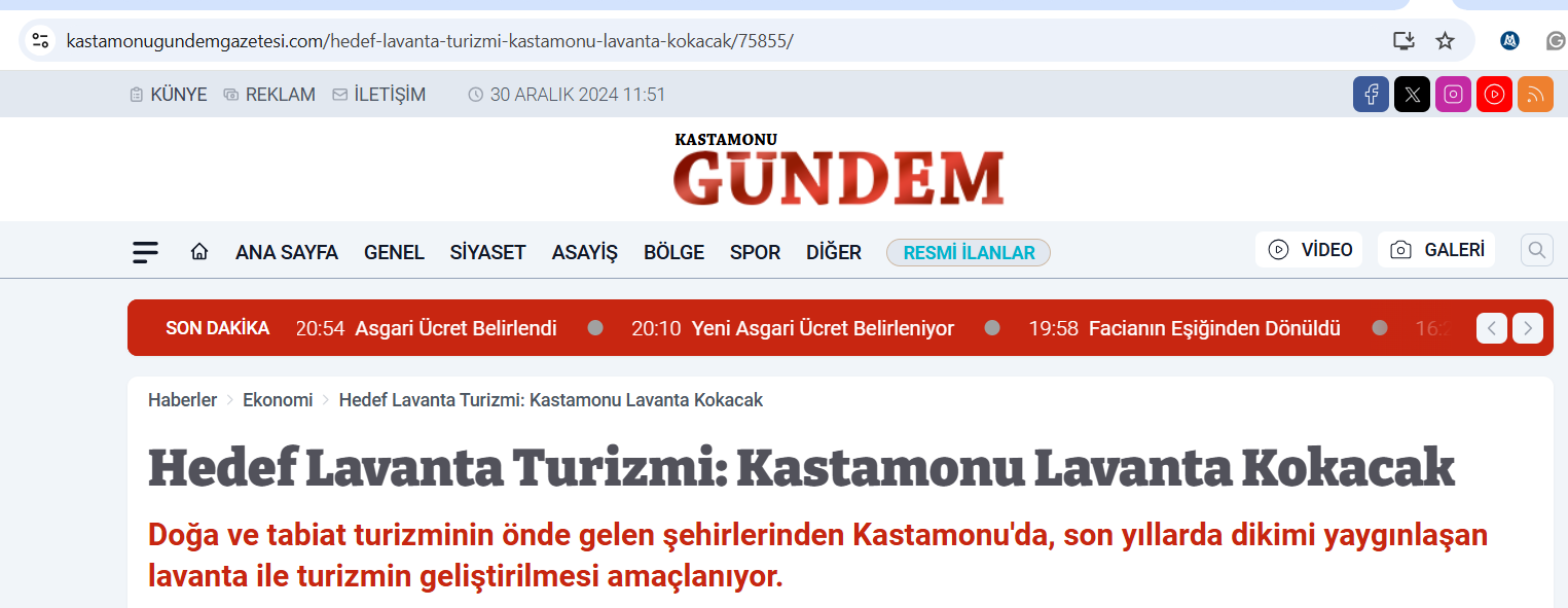Cide İlçesine Düzenlenen Uygulamalı Faaliyetimiz Basınında Geniş Yer Buldu