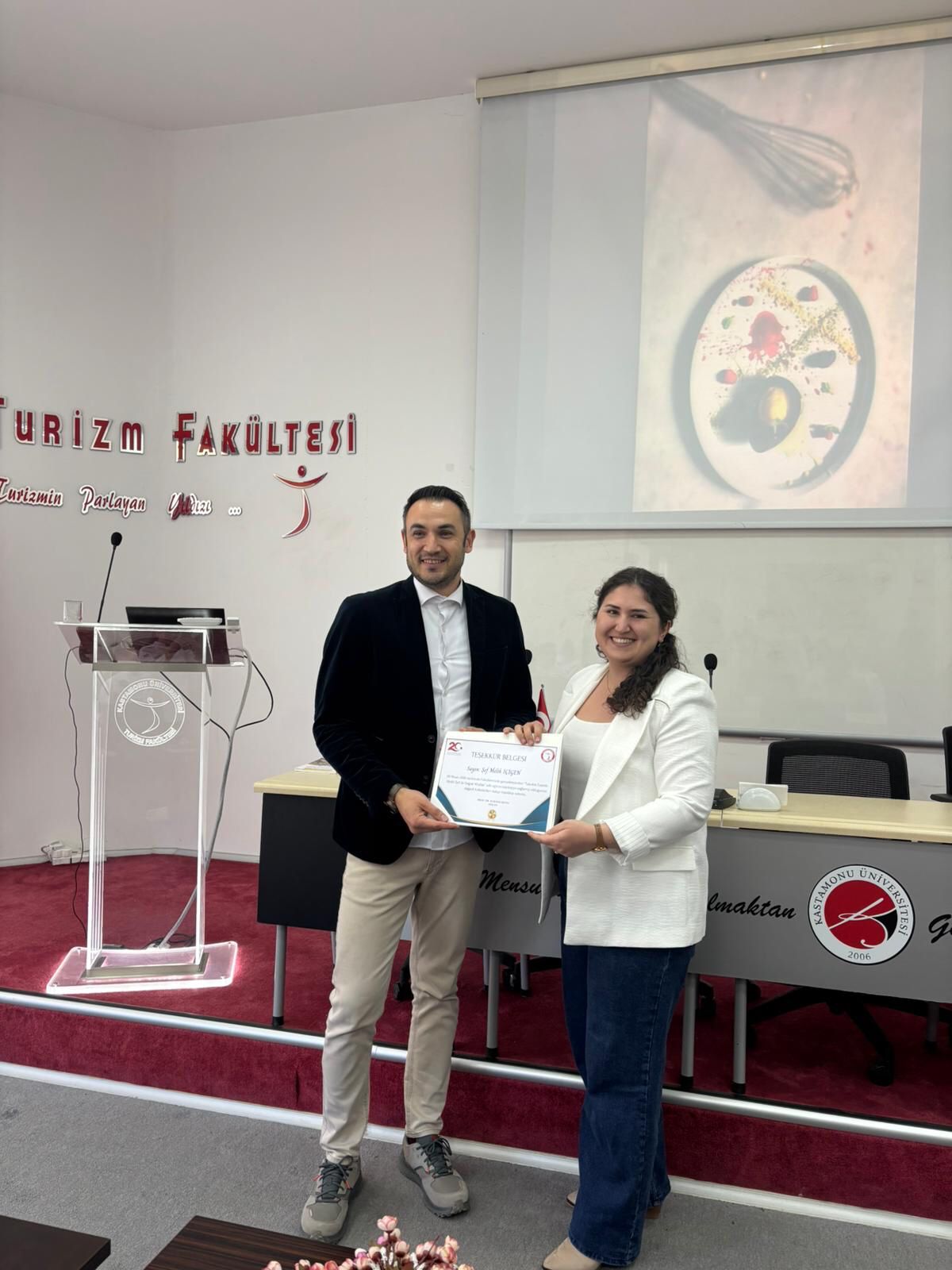 Fakültemizde Melih Şef’i Ağırladık