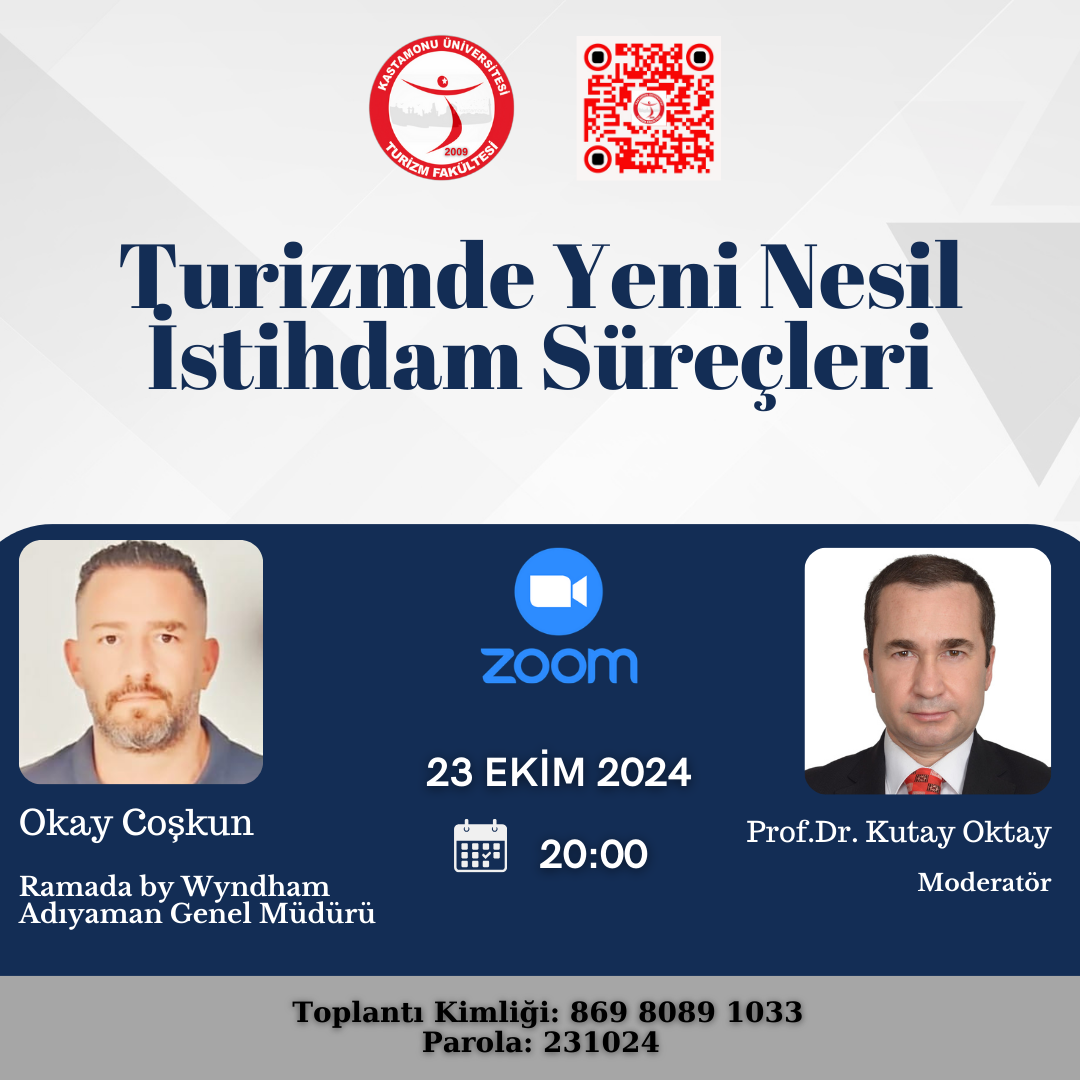 "Turizmde Yeni Nesil İstihdam Süreçleri" Canlı Yayını