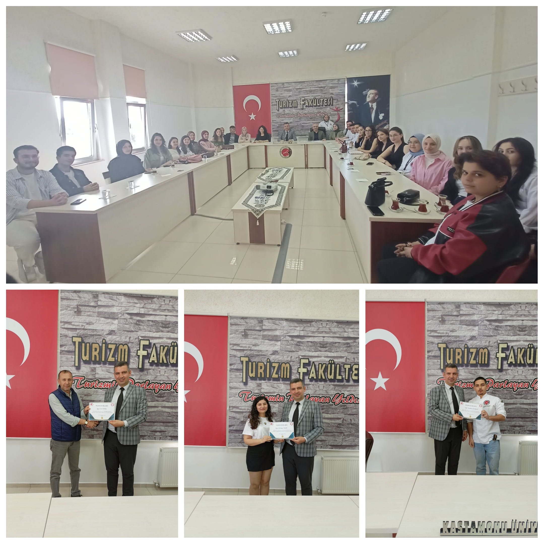 Dekanımız 50. Turizm Haftası’nda Görev Alan Öğrencilerimiz ve İdari Personelimizle Buluştu