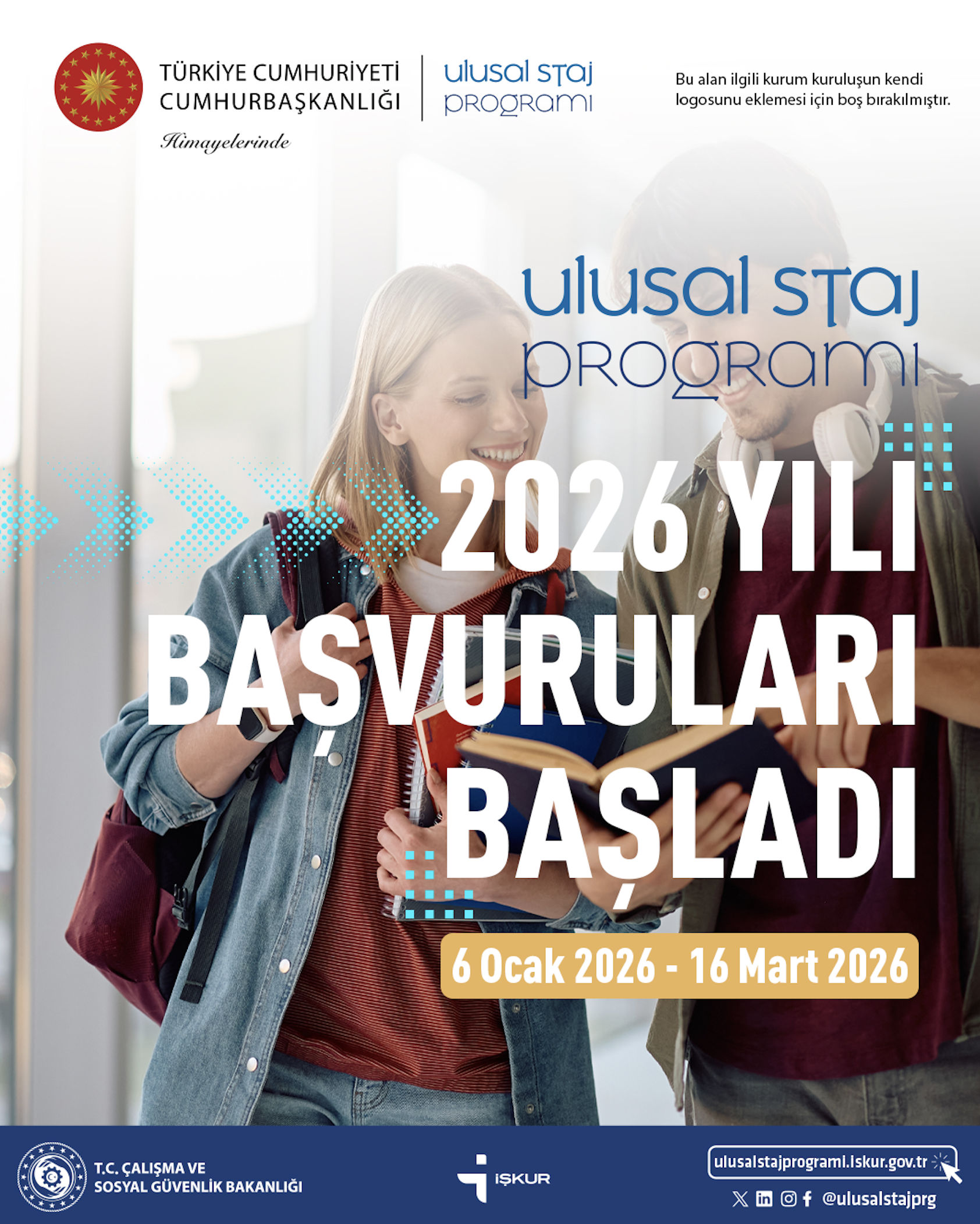 Ulusal Staj Programı Başvuruları Başladı