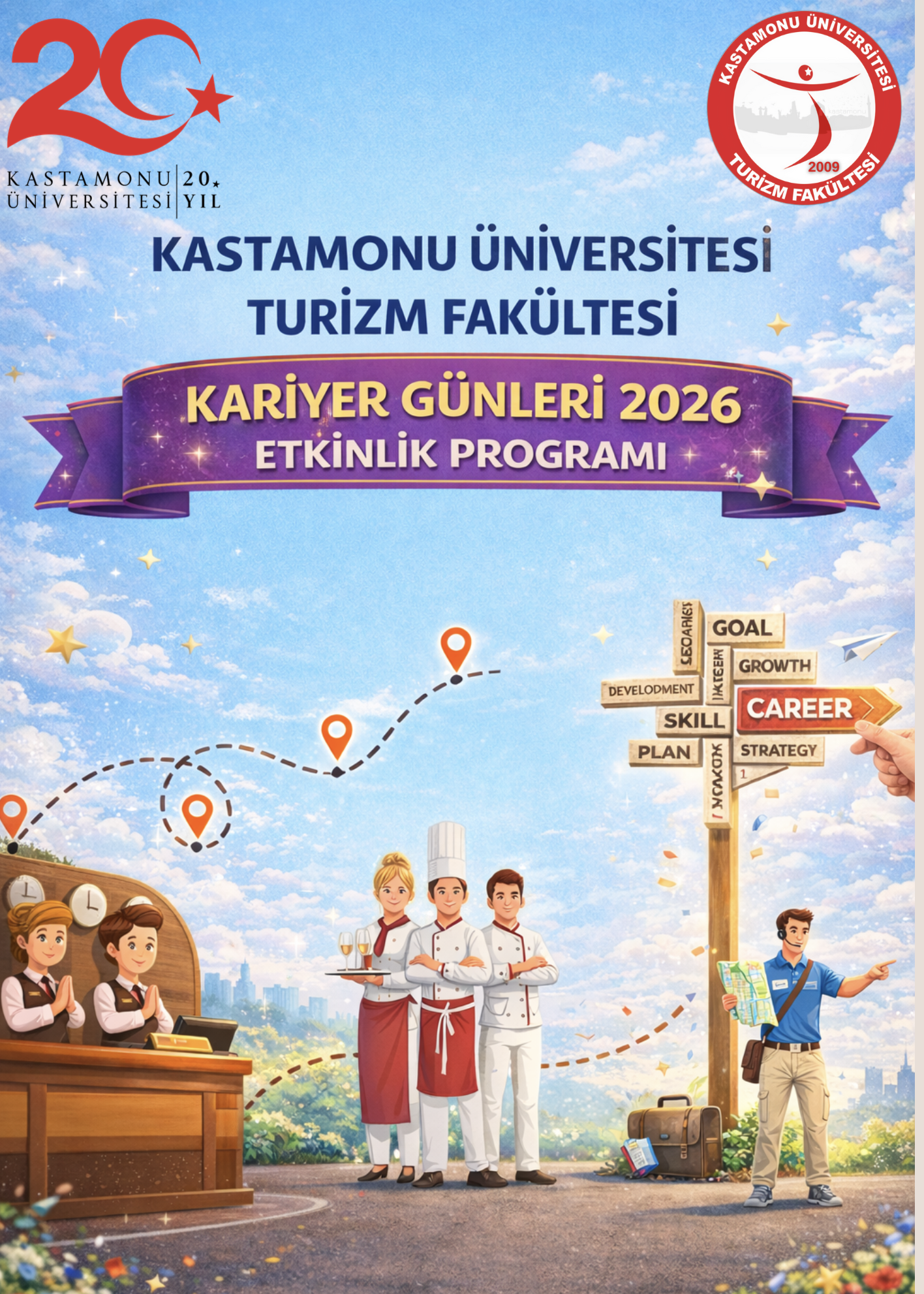 Kariyer Günleri Etkinlik Programımıza tüm öğrencilerimiz davetlidir! Kaçırmayın :)
