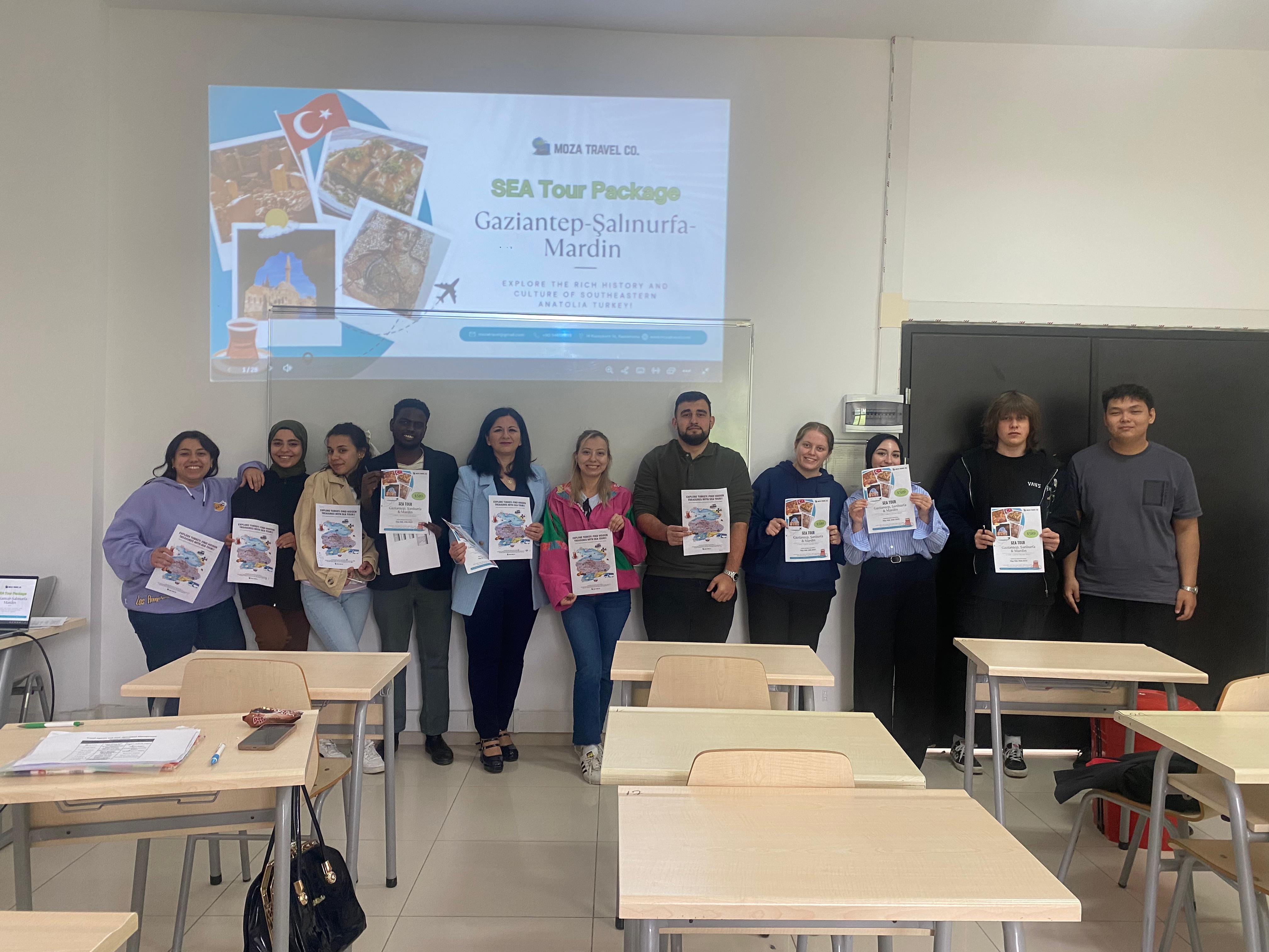 Tourism Management 2. Sınıf Öğrencilerimiz Tur Paketi Tasarladılar